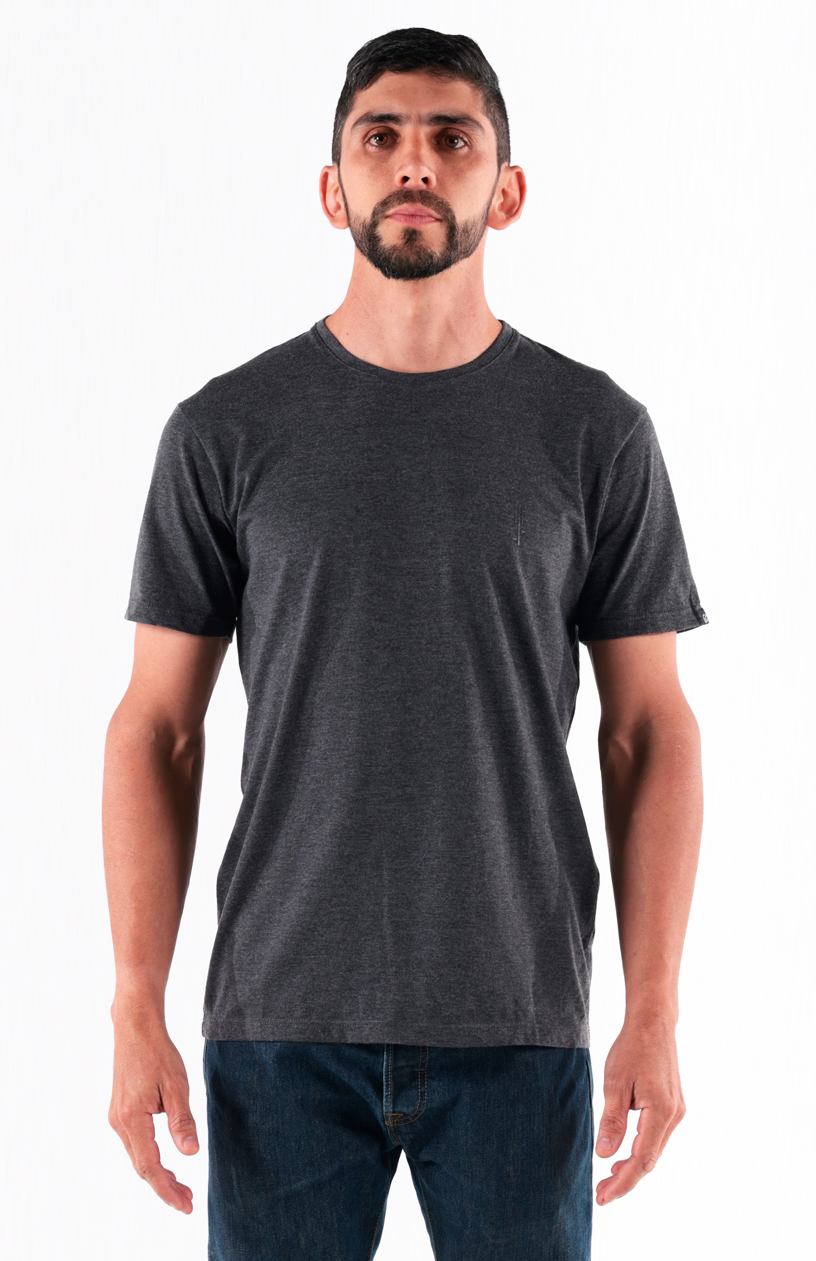 Camiseta Algodón Hombre Highforce - Gris