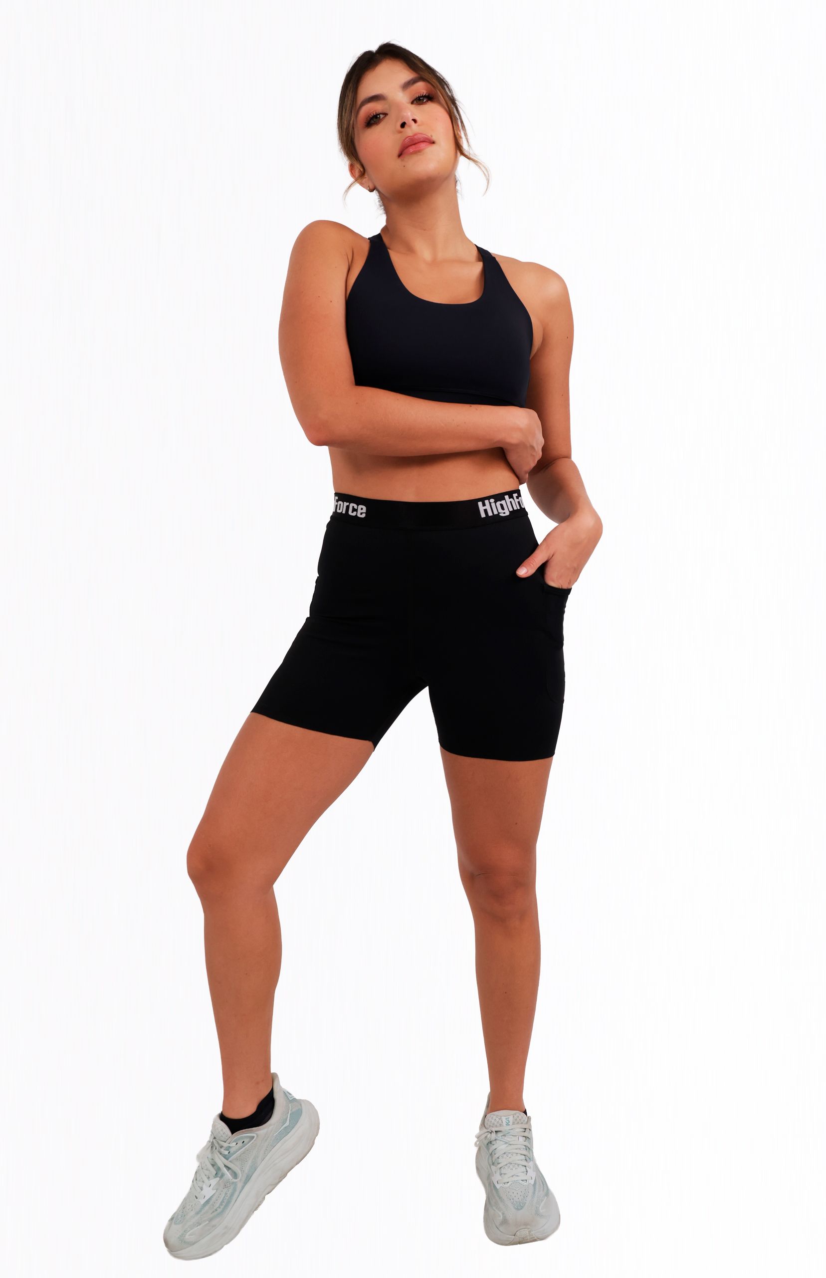 Licra Corta Running Mujer Highforce