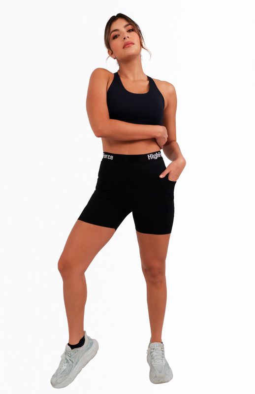 Licra Corta Running Mujer Highforce
