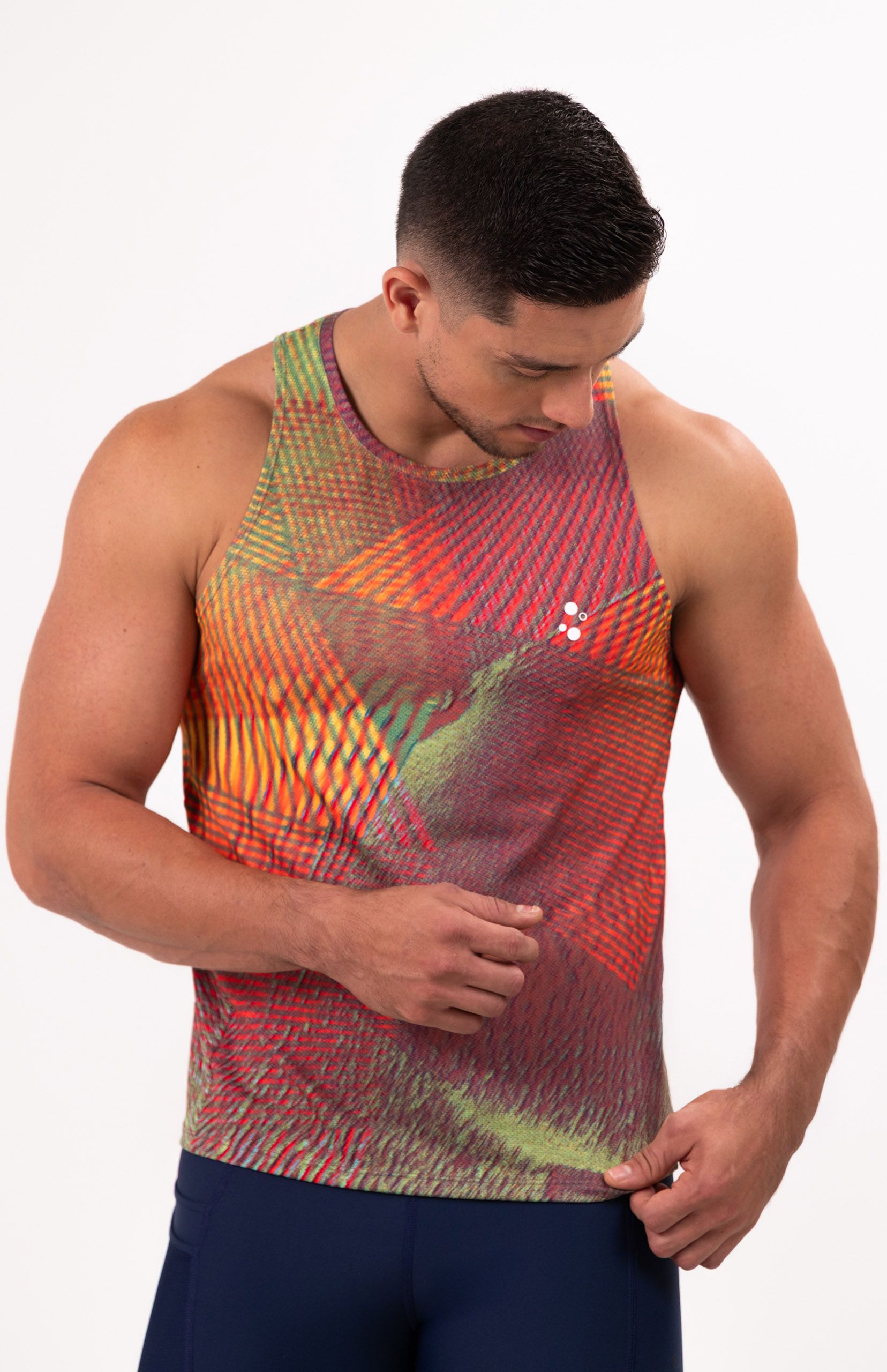 Camiseta Manga Sisa Deportiva Hombre Highforce