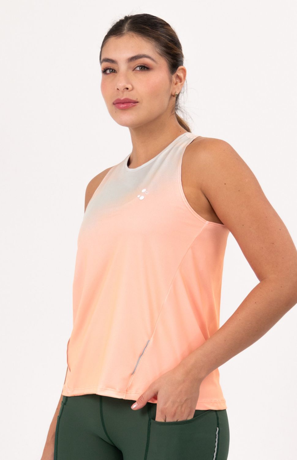 Camiseta Manga Sisa Deportiva Mujer Highforce