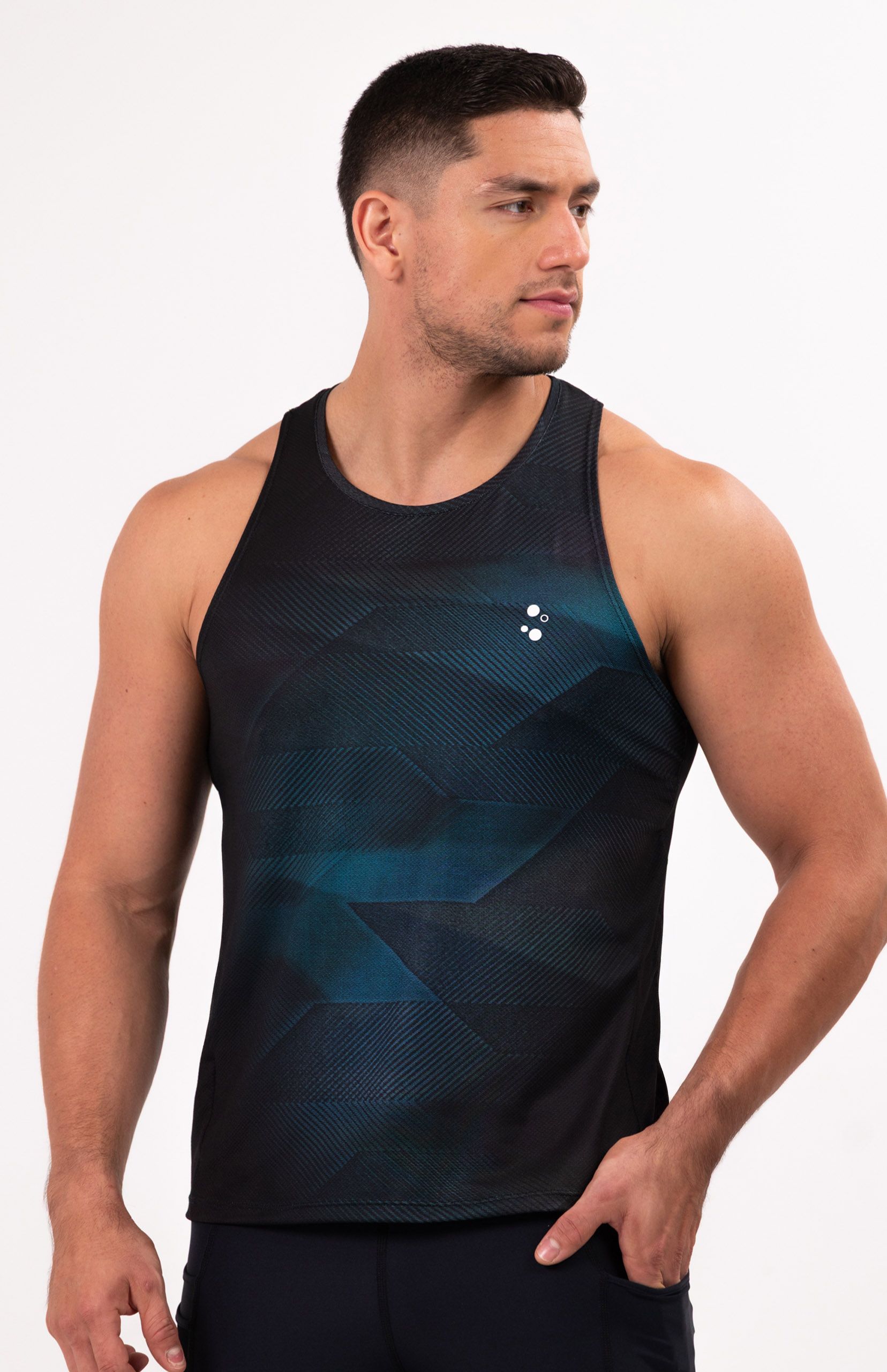 Camiseta Manga Sisa Deportiva Hombre Highforce