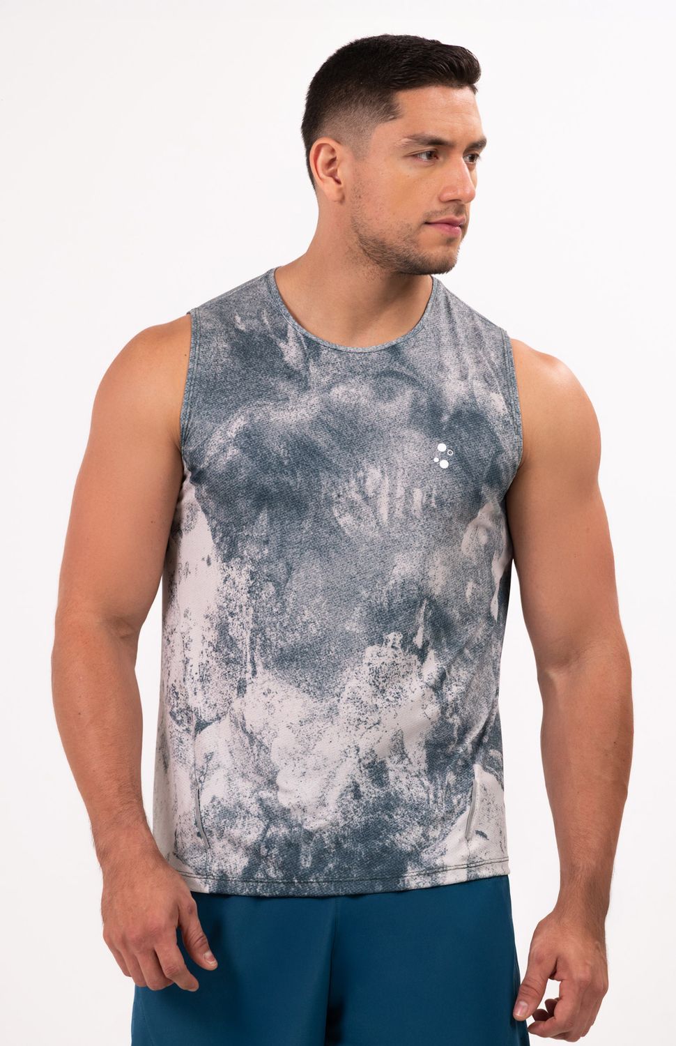 Camiseta Manga Sisa Deportiva Hombre Highforce