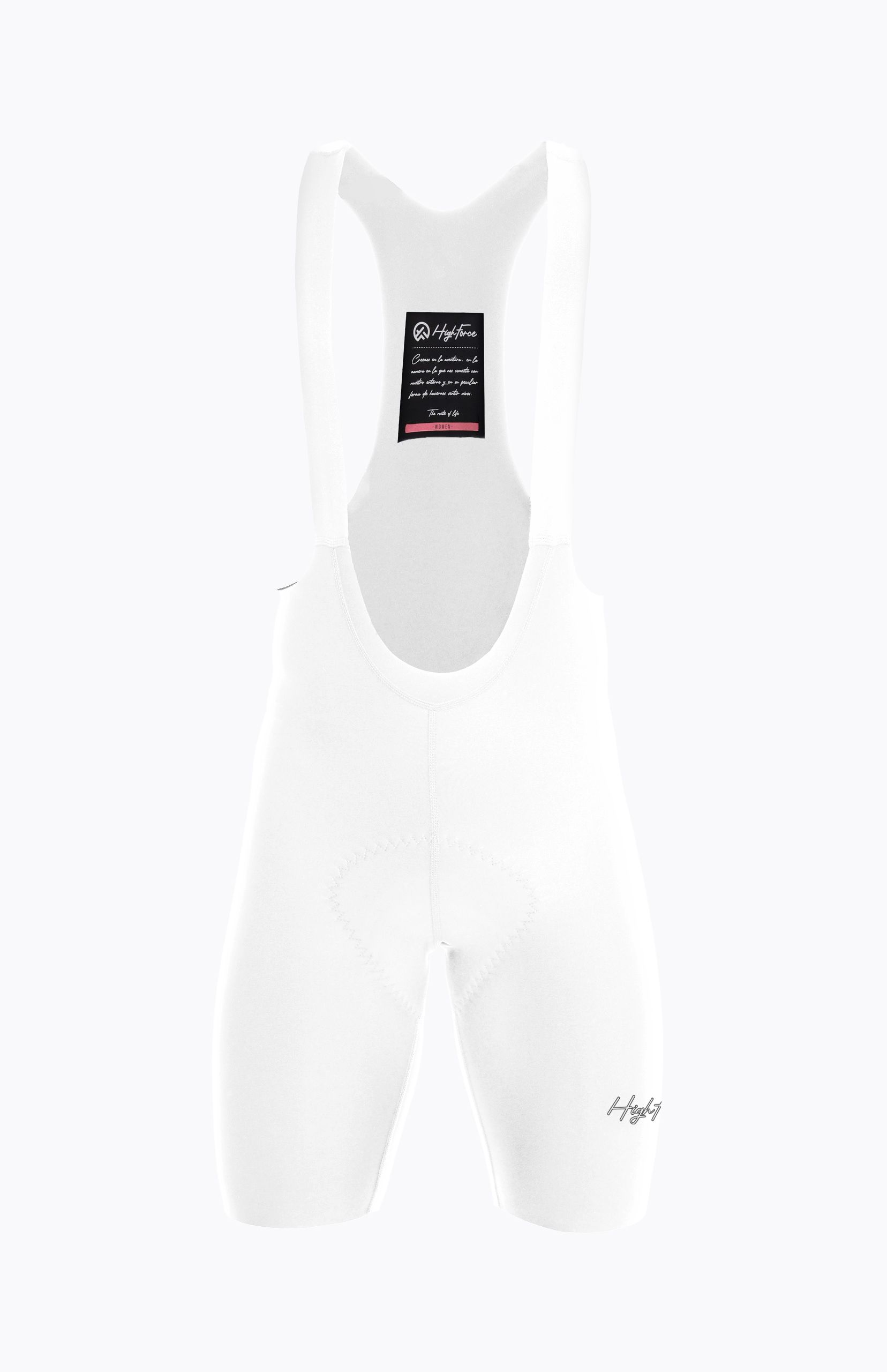 Pantaloneta de Ciclismo Advance Sin Costuras Mujer Highforce - Blanco