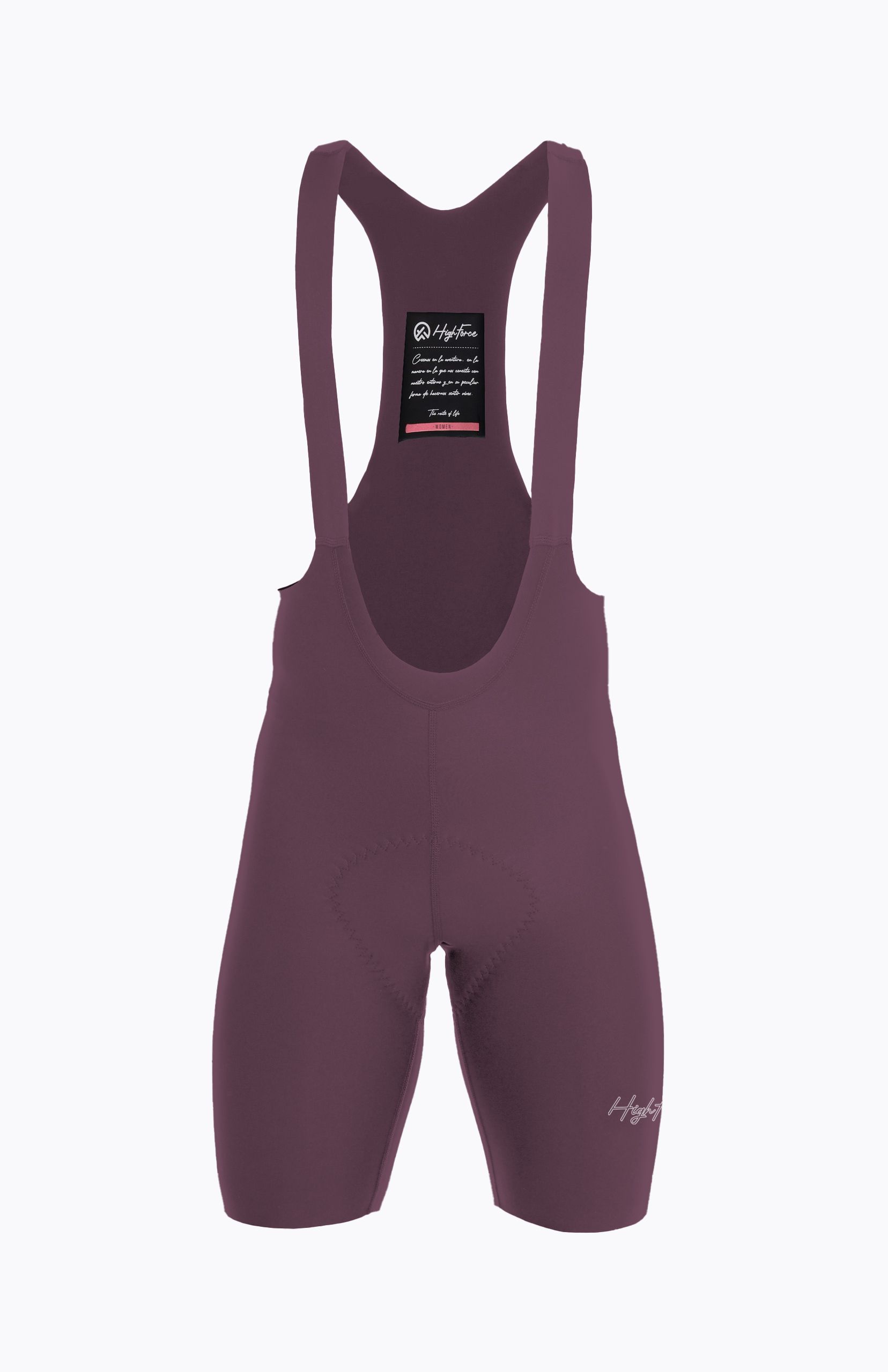 Pantaloneta de Ciclismo Advance Sin Costuras Mujer Highforce - Berenjena