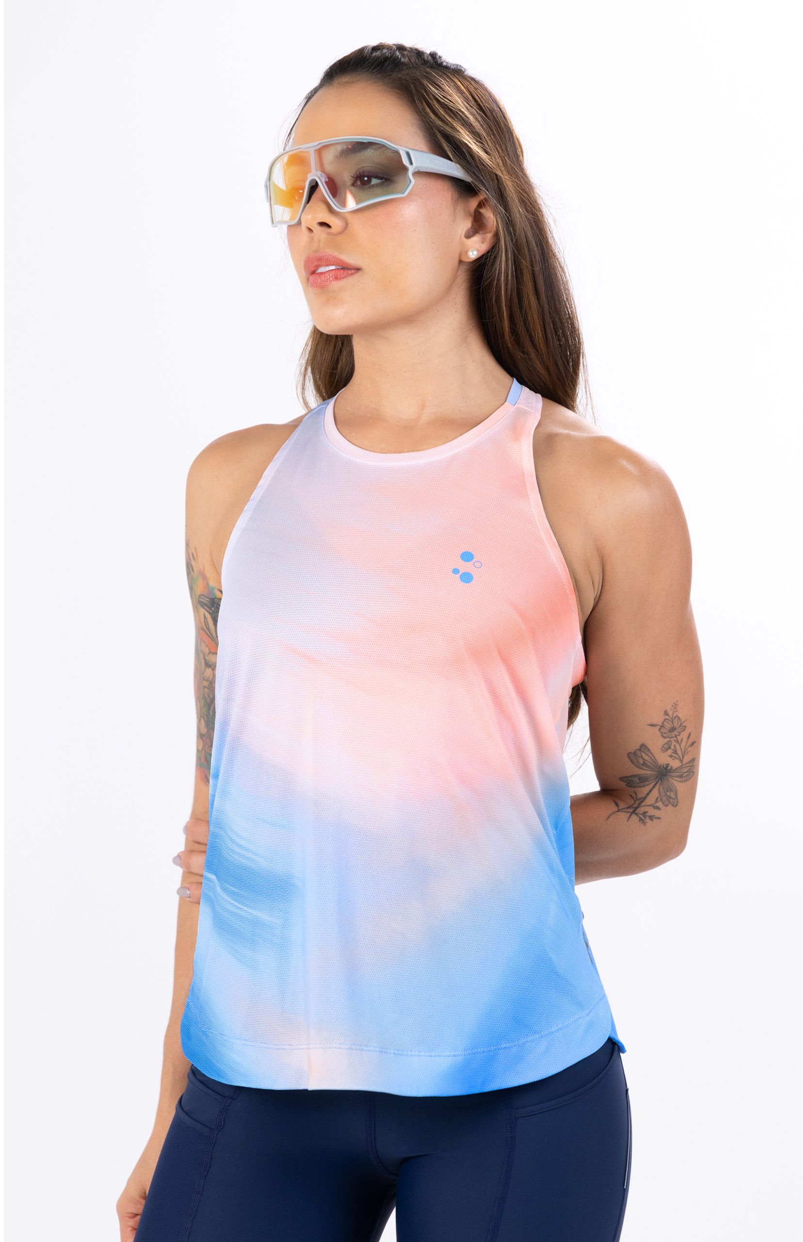 Camiseta Esqueleto de Running Highforce para Mujer