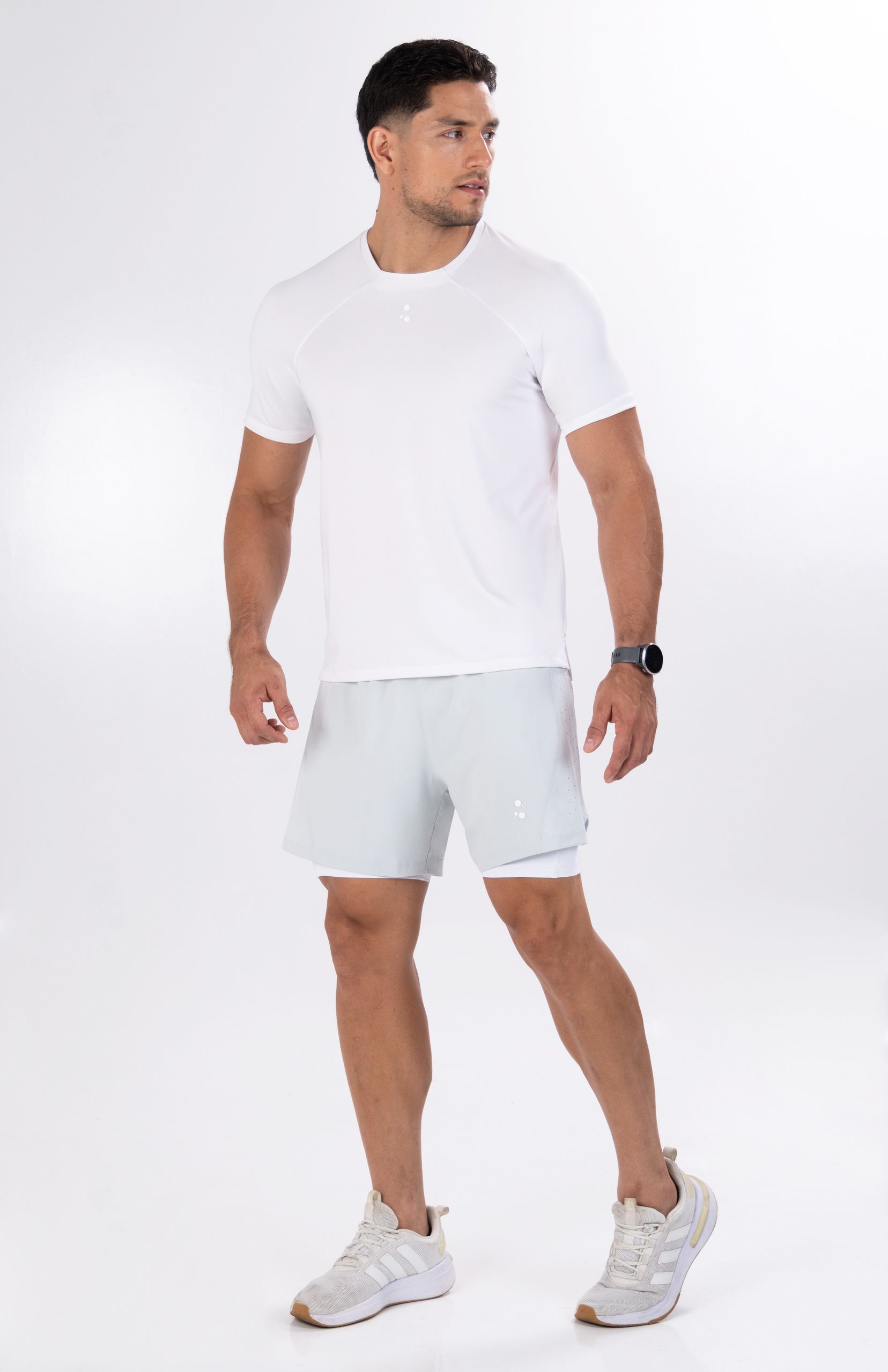 Short de Running Highforce para Hombre con Bóxer Interno