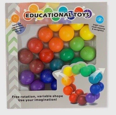 Rainbow fidget toy