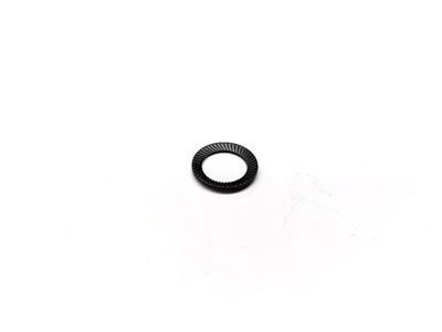 Tooth washer shim for suspension fork