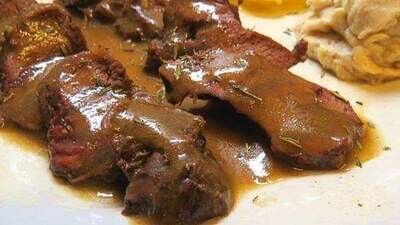 Rabo de toro en salsa