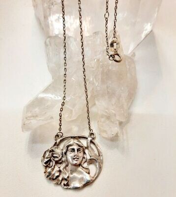 Jugendstilkettchen 925-er Silber Jugendstilkettchen 925-er Silber