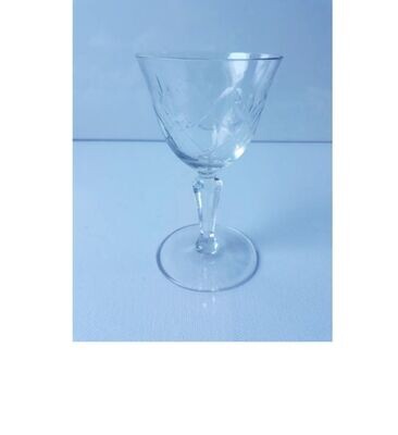 Altes Kristall, Sherry-Glas, ca. 50-er Jahre, 1a Zustand