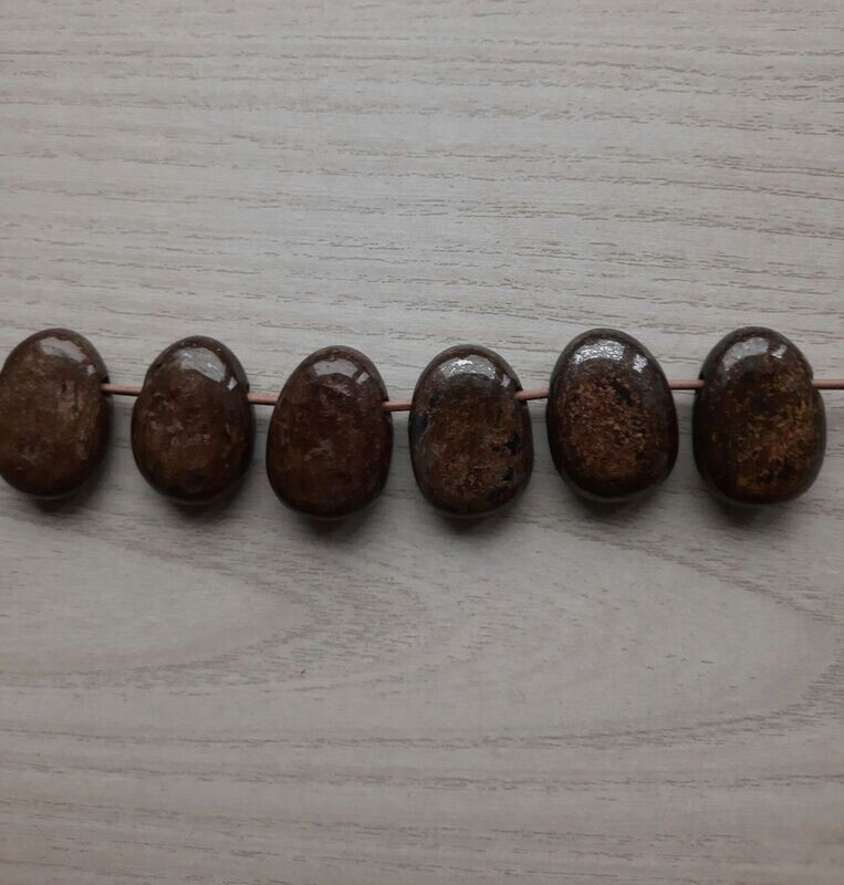 Bronzit-Anhänger, je Stück 8,95, ca. 3/2/1 cm, ich pendele den für Sie richtigen Stein aus