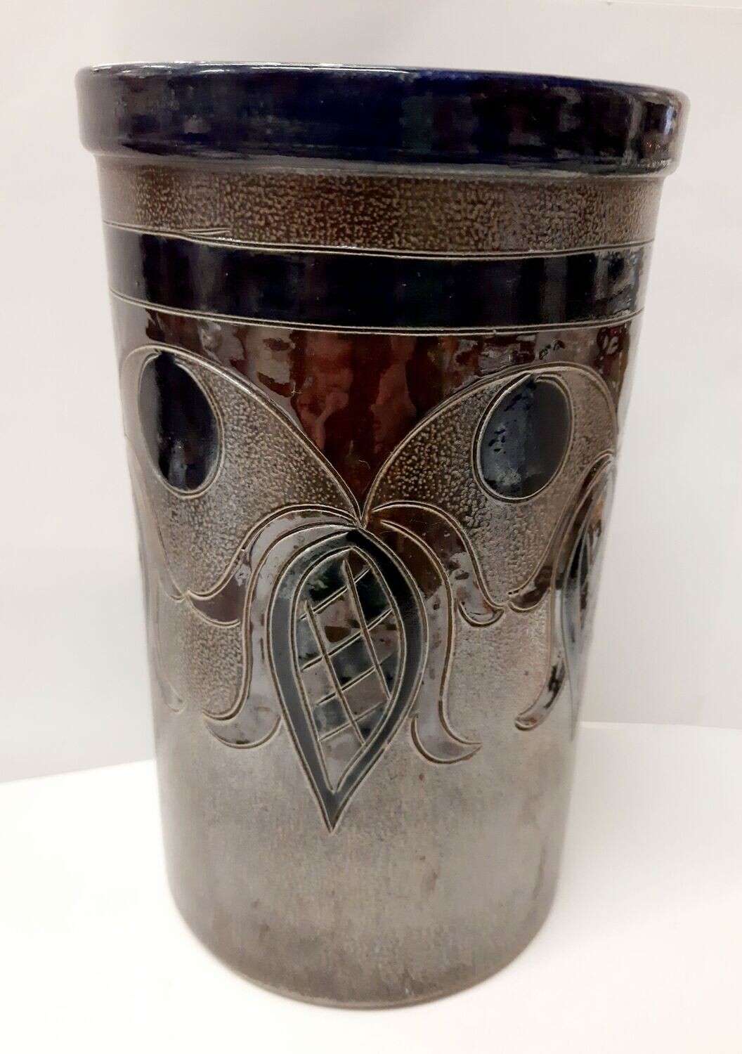 - Sammelstücke - Salzglasiertes Steinzeug - Alter, sehr schöner praktischer hoher Häfentopf, redgemacht, ca. 18,5 cm hoch, im Durchmesser ca. 11 cm. - Sammelstücke - Salzglasiertes Steinzeug - Alter, sehr schöner praktischer hoher Häfentopf, redgemacht, ca. 18,5 cm hoch, im Durchmesser ca. 11 cm.