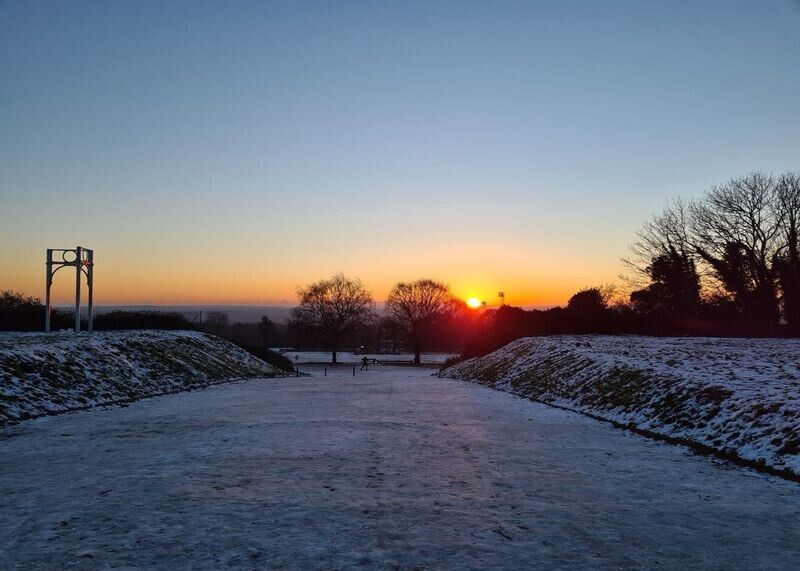 Sunrise Over Crystal Palace Park
