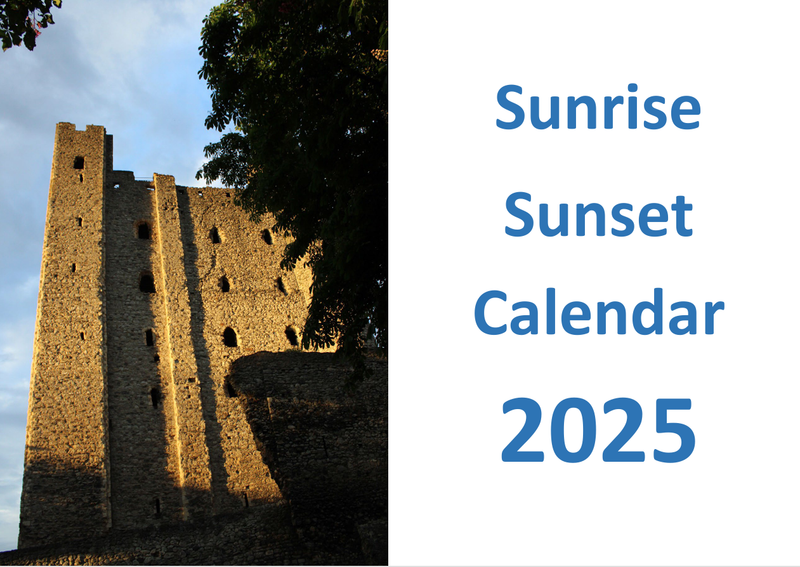 Sunrise Sunset Calendar 2025