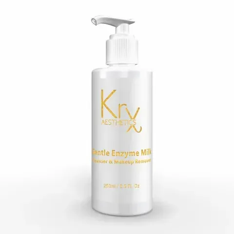 KRX Aesthetics Gentle enzyme milk cleanser & make up remover - 250ml