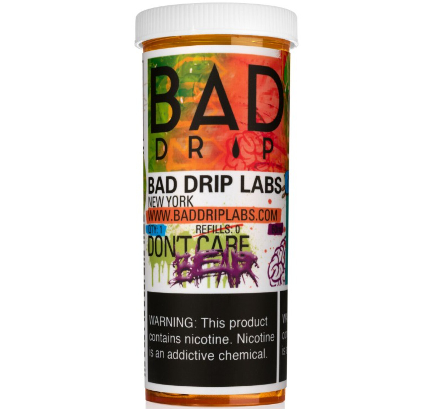 Bad Drip - Don&#39;t Care Bear 60ml, Nic: 3mg