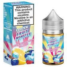Frozen Fruit Monster Salt - Blueberry Raspberry Lemon ICE 30mL, Nic: 24mg