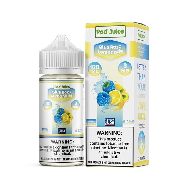 Pod Juice - Blue Razz Lemonade 100mL