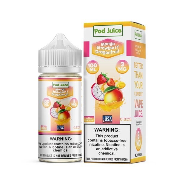 Pod Juice - Mango Strawberry Dragonfruit 100mL