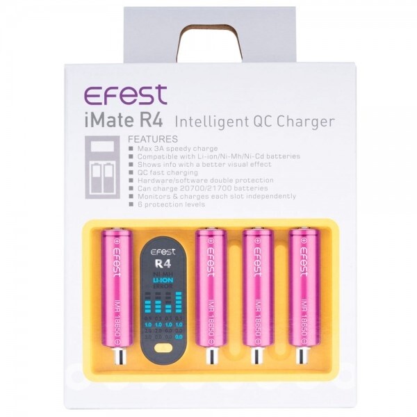 Efest iMate R4 Intelligen QC Charger