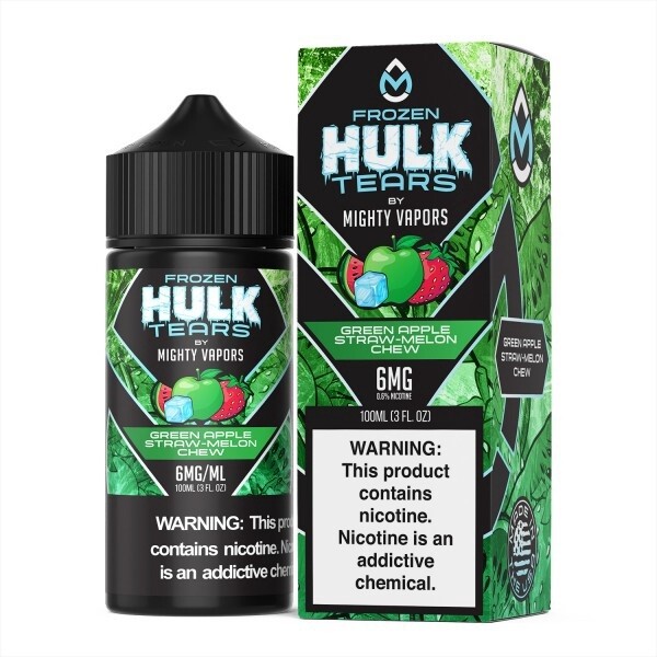 Hulk Tears Frozen - Green Apple Straw-Melon Chew 100ml