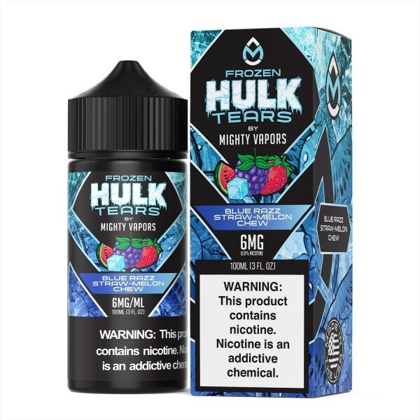 Hulk Tears Frozen - Blue Razz Straw-Melon Chew 100ml