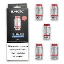 Smok RPM 3 Coils 5pk, Style: 5pk RPM 3 Meshed 0.15Ω