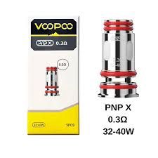 VooPoo PnP X Coils, Style: 5pk PnP X 0.3Ω Coils