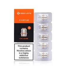 GeekVape Coils - Z-Series 5pk, Size: 5 pk GeekVape Z Series Coils Z0.4Ω (50-60W)60-70
