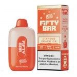 Fifty Bar 6500 Disposable 5%, Flavor: Diamond Peached Iced