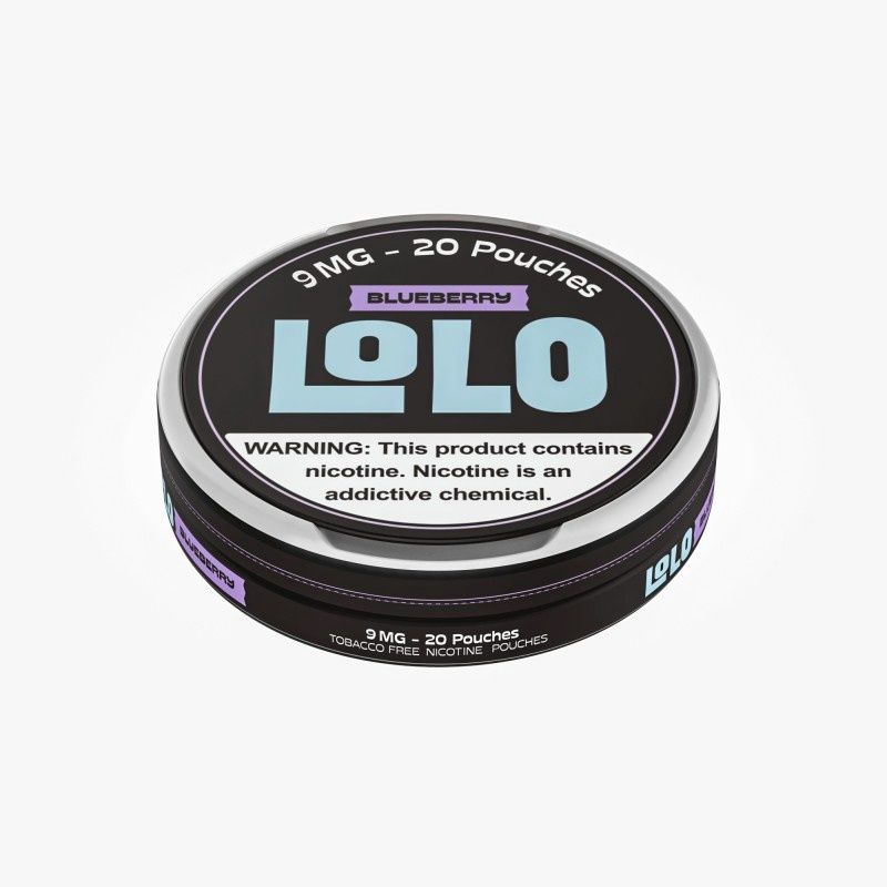 LoLo Pouches, Flavor: Blueberry, Nic: 9mg