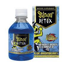 Stinger Detox - Whole Body Cleanser (Bottle), Flavor: Blue Raspberry