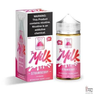 The MILK Monster - Strawberry 100ml 6mg