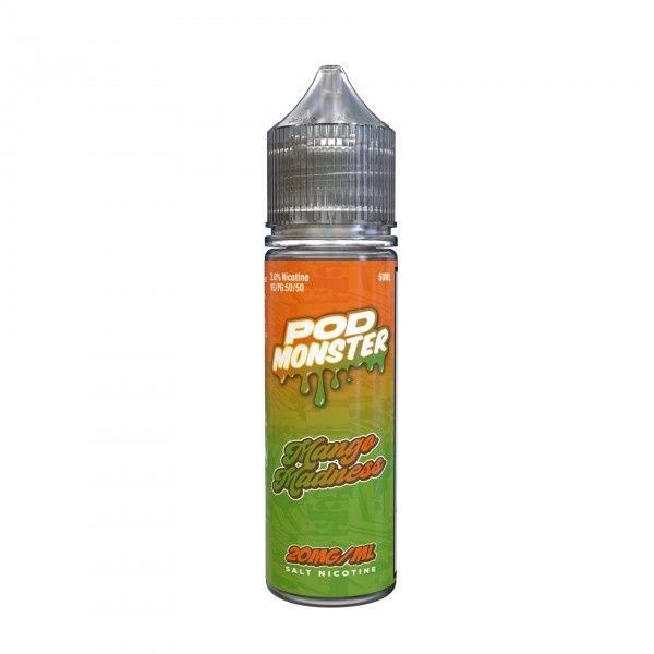 Pod Monster Salt - Mango Madness 60ml, Strength: 20mg