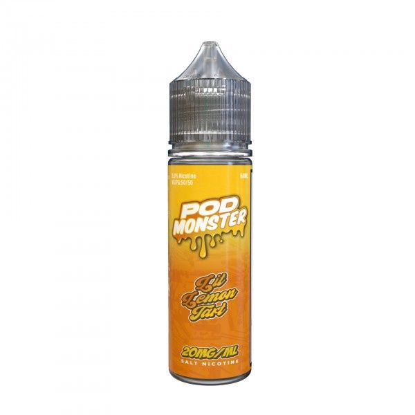 Pod Monster Salt - Lit Lemon Tart 60ml, Strength: 20mg