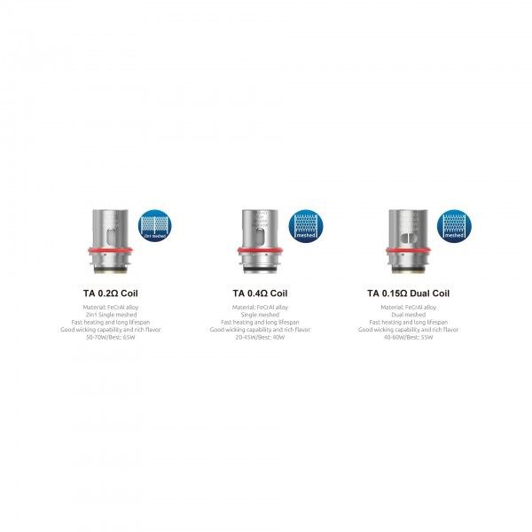 Smok - TA Coils, Strength: Smok TA Coil 0.4 ohm 5pk
