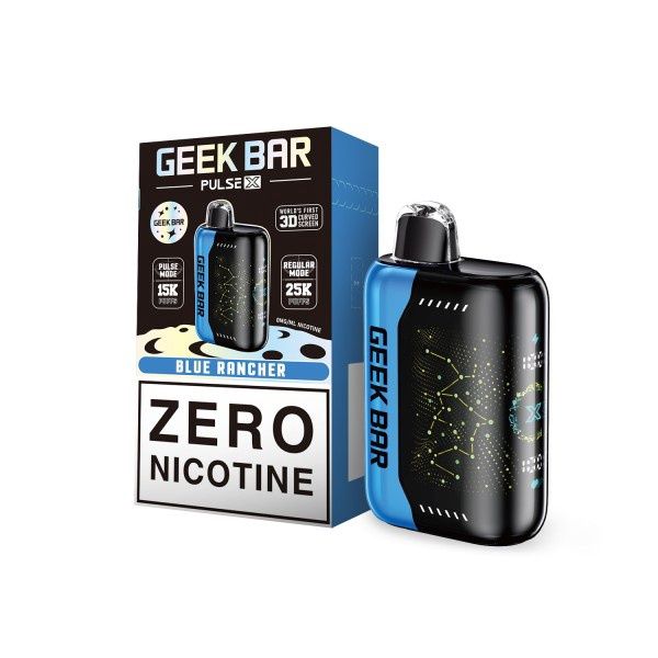 Geek bar - Pulse x ZERO NIC, Nic: Blue Rancher