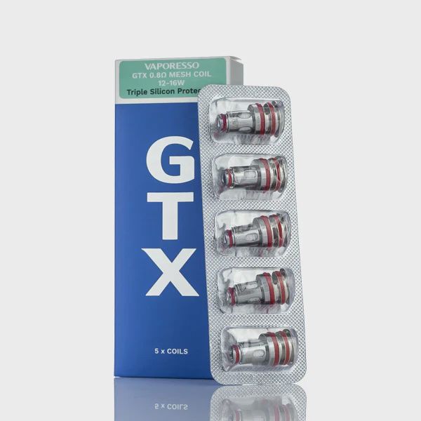 Vaporesso - GTX/GTX-2 Coil, Size: Vaporesso GTX Coil 0.8 ohm 5pk