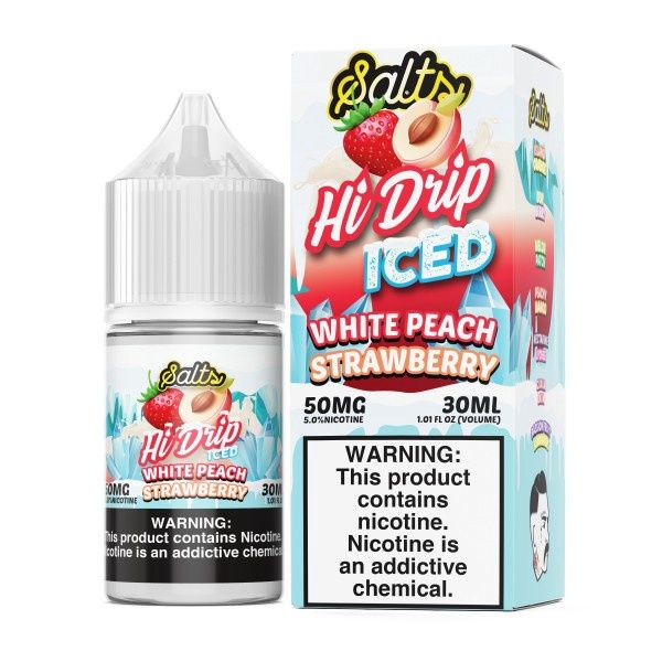 Hi Drip - White Peach Strawberry ICED 30ml, Nic: 20mg