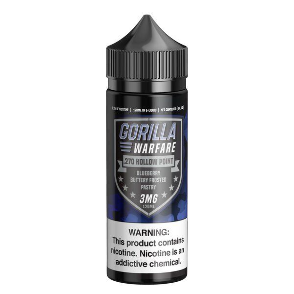 Gorilla Warfare - .270 Hollow Point 120ml, Nic: 3mg