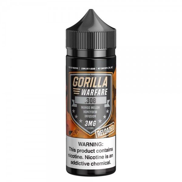 Gorilla Warfare - .308 Reloaded 120ml, Nic: 3mg