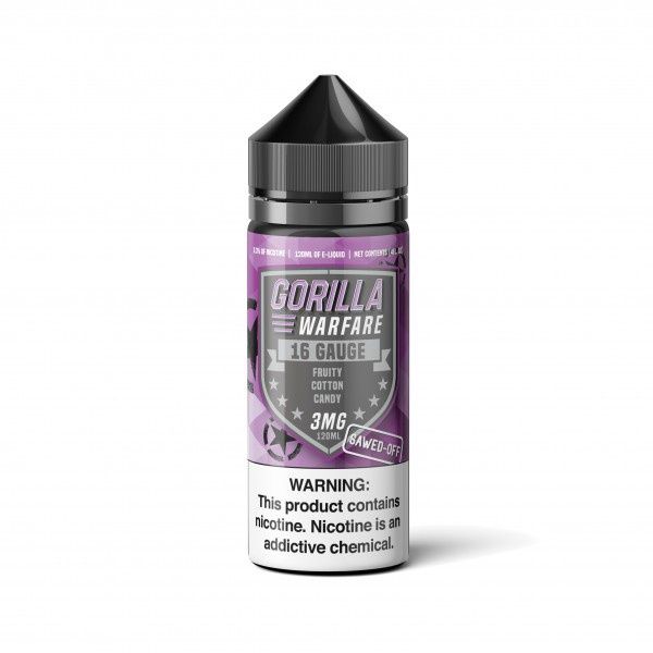 Gorilla Warfare - 16 Gauge 120ml, Nic: 3mg