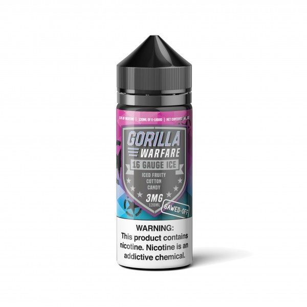 Gorilla Warfare - 16 Gauge ICE 120ml, Nic: 3mg
