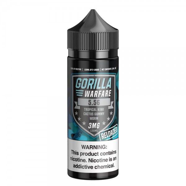 Gorilla Warfare - 5.56 Reloaded 120ml, Nic: 3mg