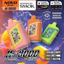 Smok - Novo AL9000 5% Disposable, Flavor: Orange Peach