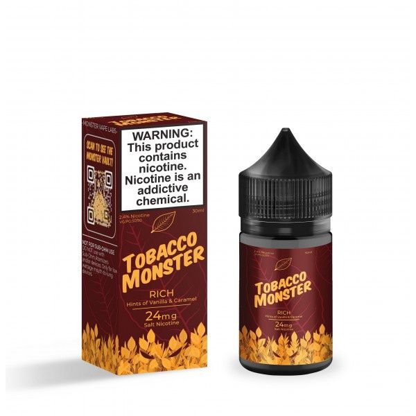 Tobacco Monster Salt - Rich 30ml, Nic: 48mg