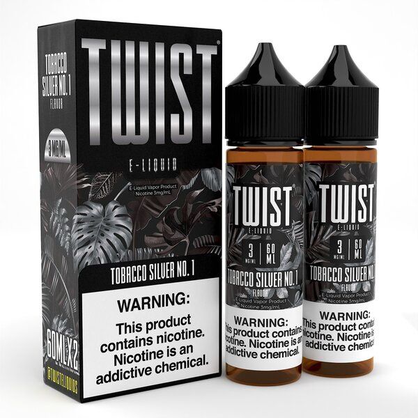 Twist - Tobacco Silver No.1 60mL, Nic: 2pk 12mg