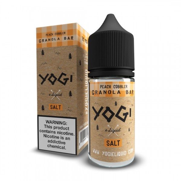 Yogi Salt - Peach Cobbler Granola Bar 30mL, Nic: 35mg